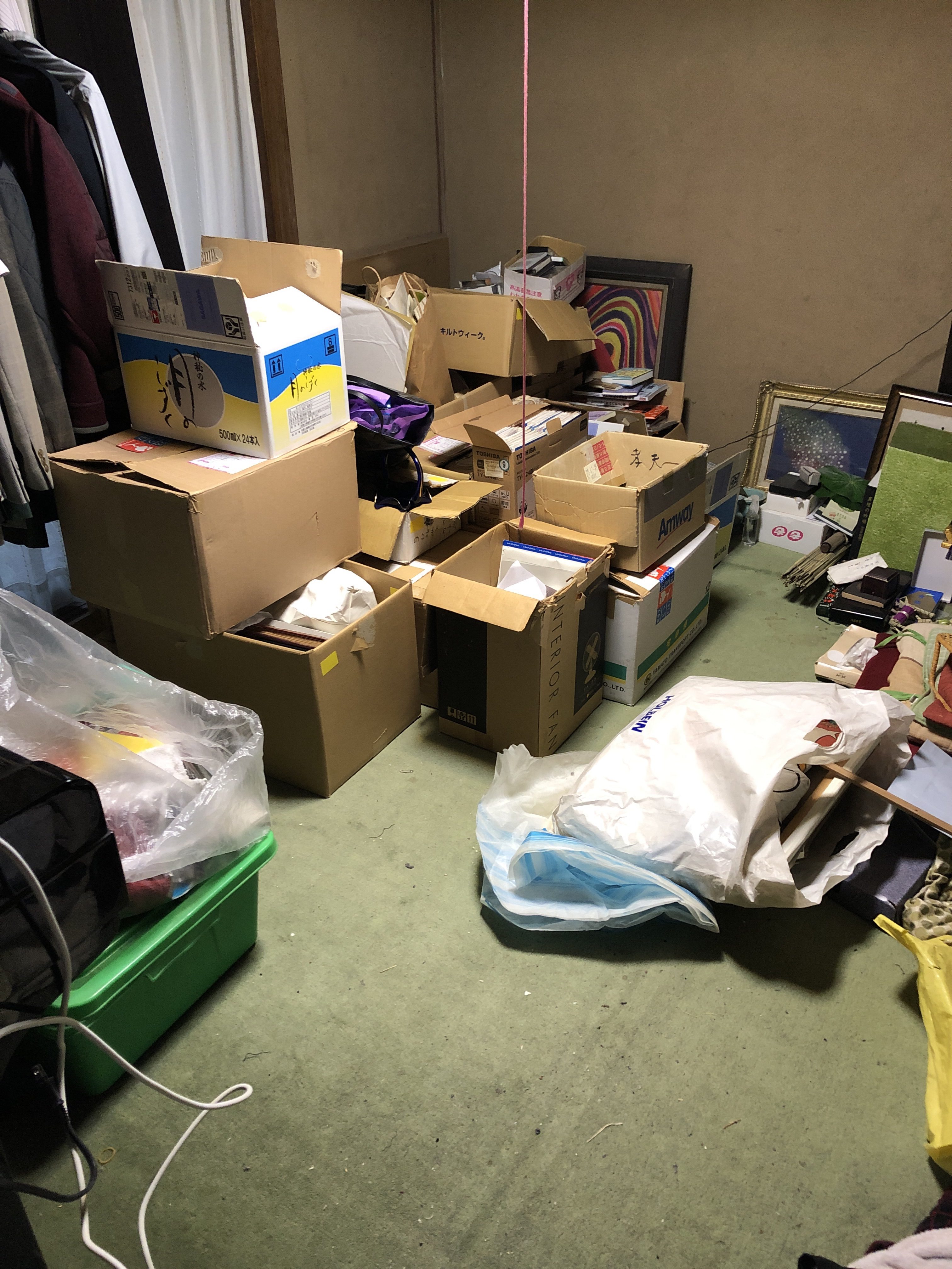 家中のお片付け&不用品回収!綺麗になってサービスにも満足いただけました!