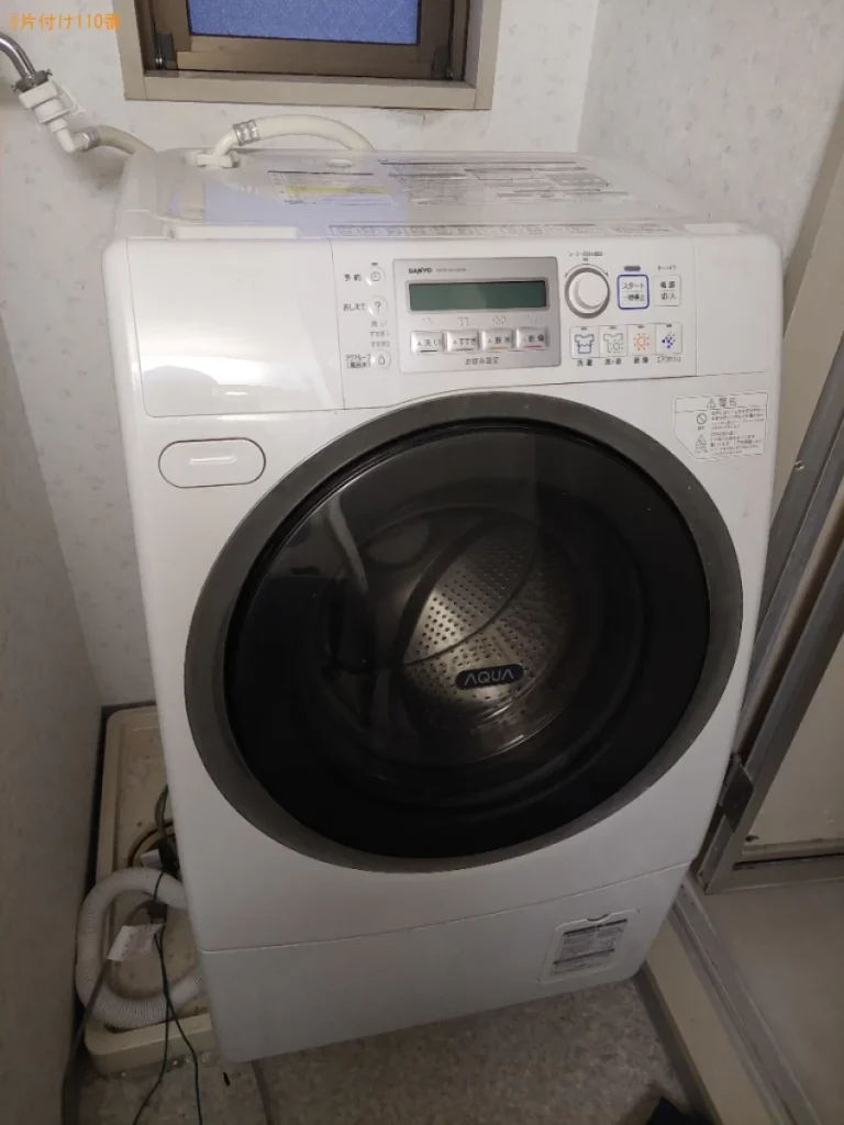 【綾瀬市】ドラム式洗濯乾燥機の回収・処分ご依頼　お客様の声