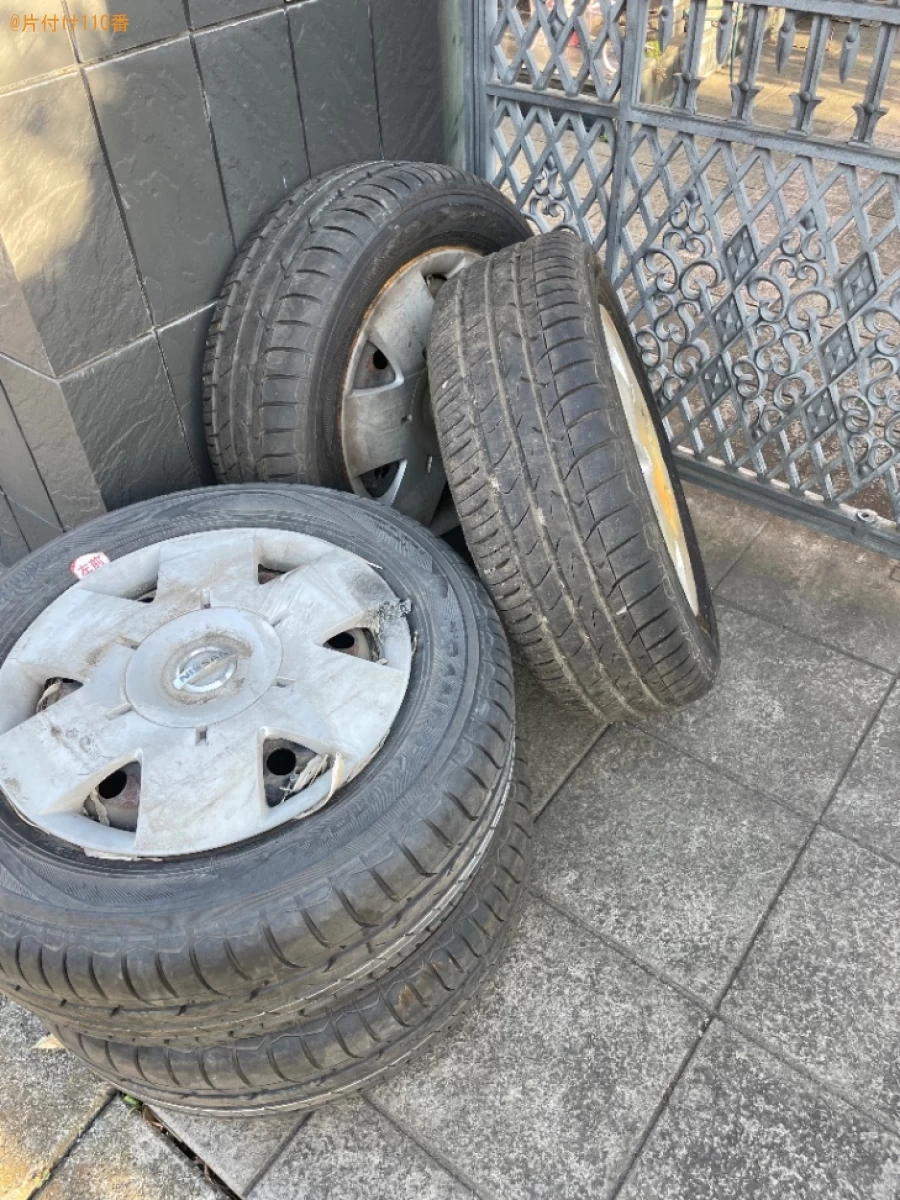【相模原市中央区】ホイール付き自動車タイヤの回収・処分ご依頼