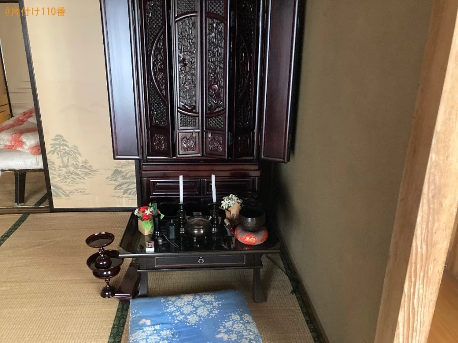 仏壇、　仏具、遺影の回収・処分ご依頼　お客様の声