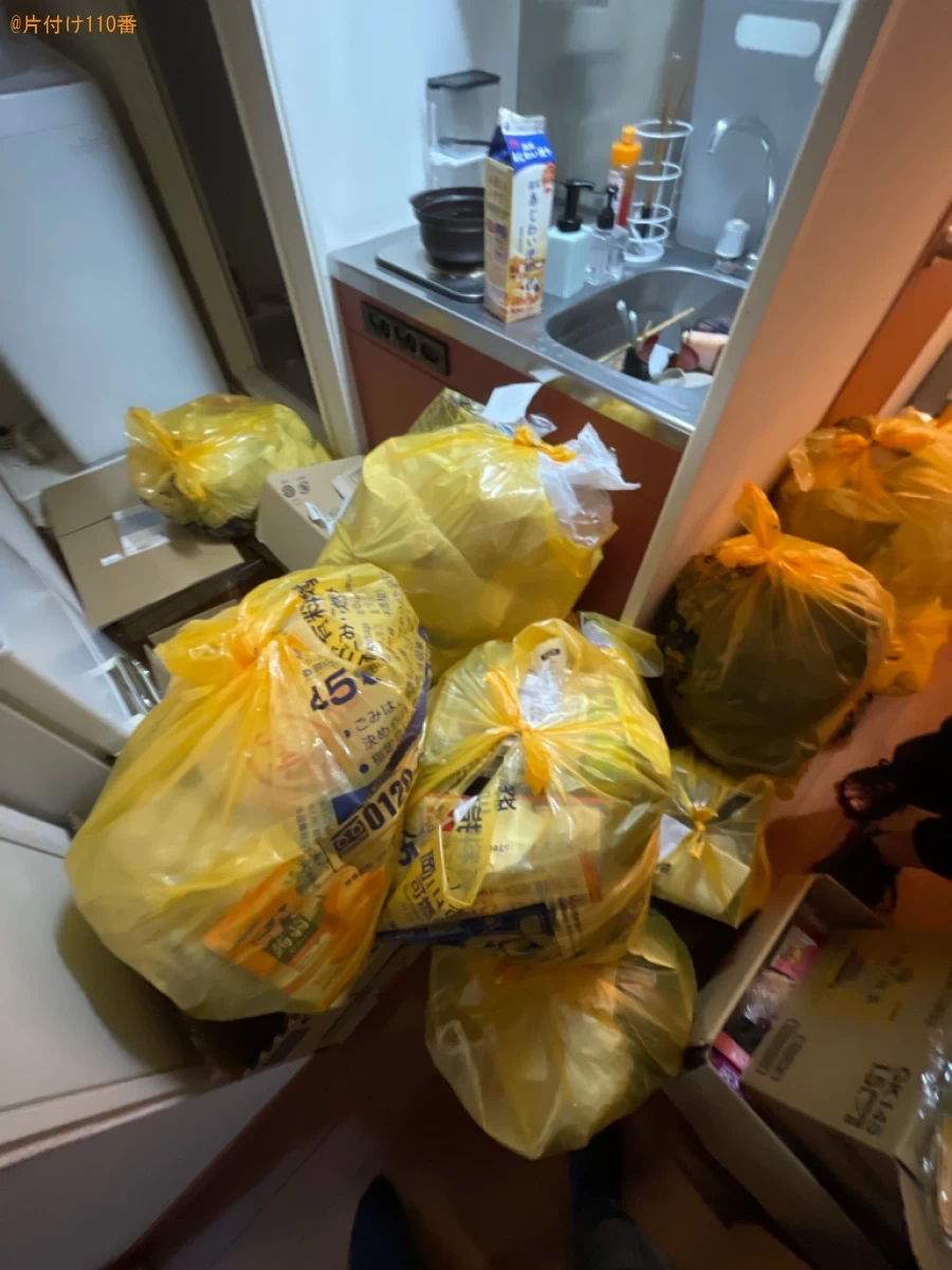 ゴミ屋敷状態になっている部屋の片付けと害虫駆除ご依頼　お客様の声