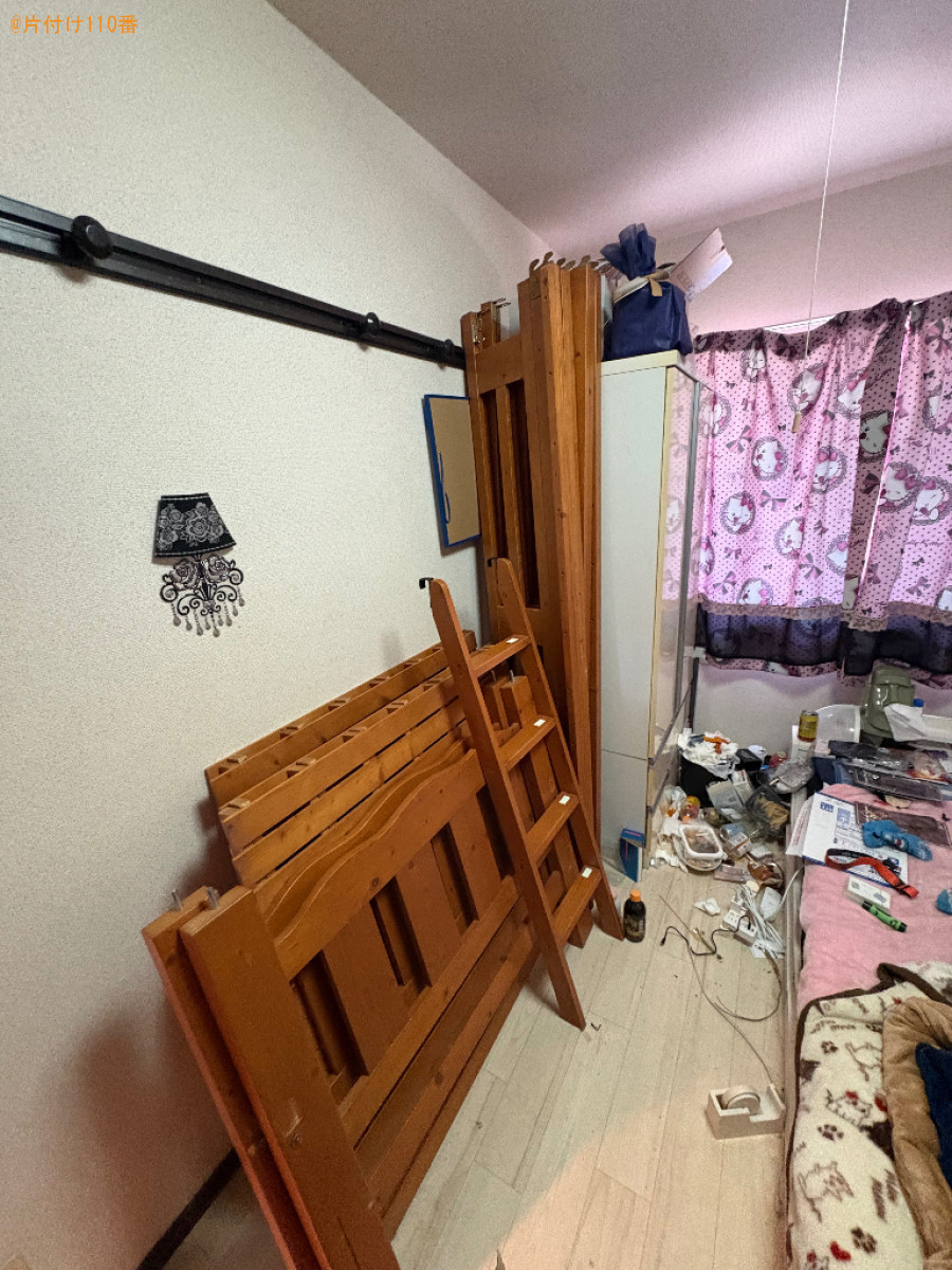 【相模原市南区】シングルベッドの回収とタンスの移動作業ご依頼